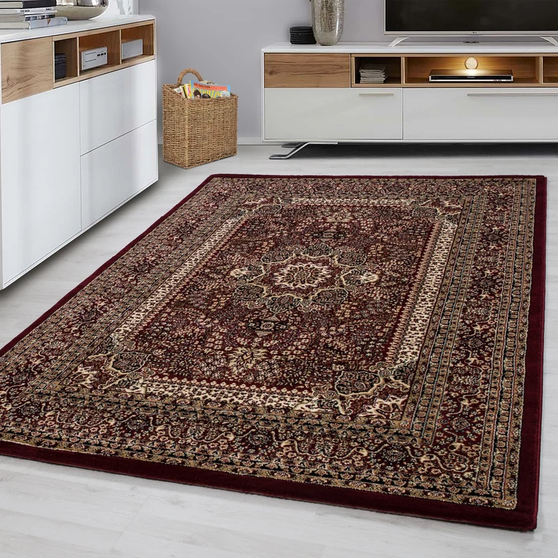 MARRAKESH - Tapis classique à motif persan rouge - MAR0207ROU