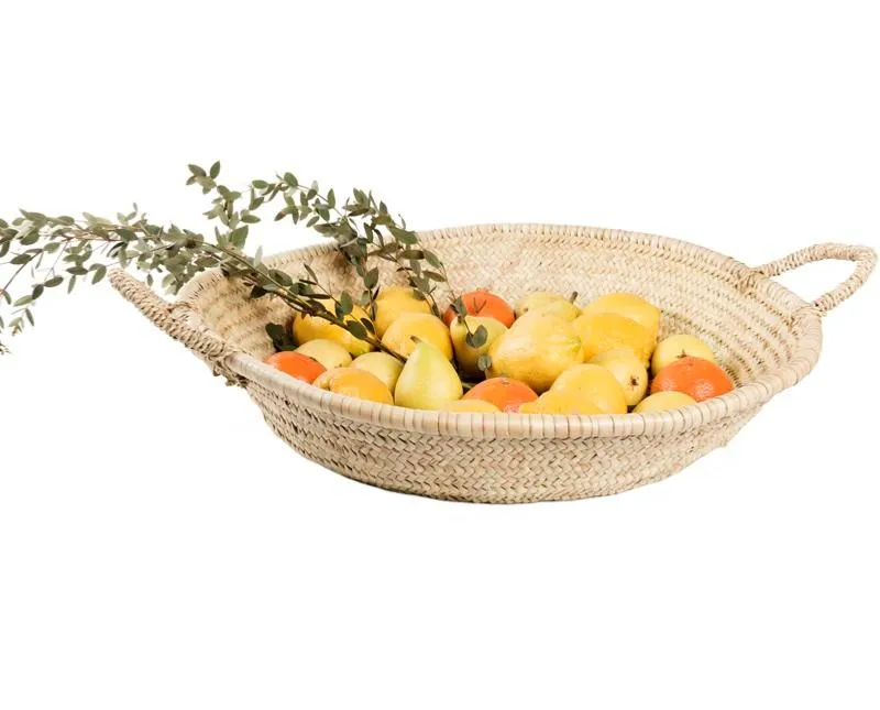 Panier Doum Rond tressé