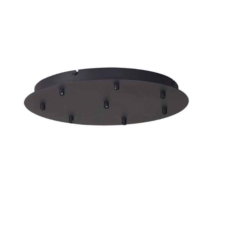 Plateau rond noir 9 lumières pour série Tonic Mantra 8547