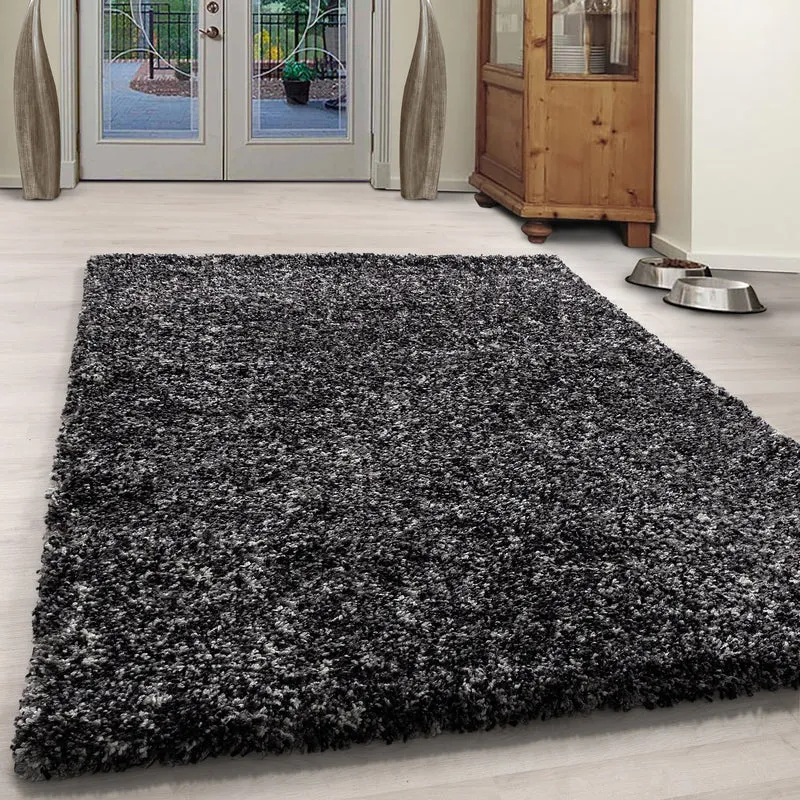 ENJOY - Tapis shaggy à poils longs anthracite - ENJ4500ANT