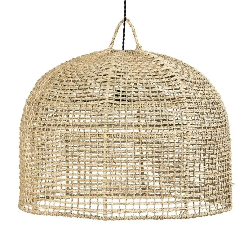 Suspension Coupole Corde de Palmier BOR - 3 Tailles | Ø 55, 72 & 92 cm