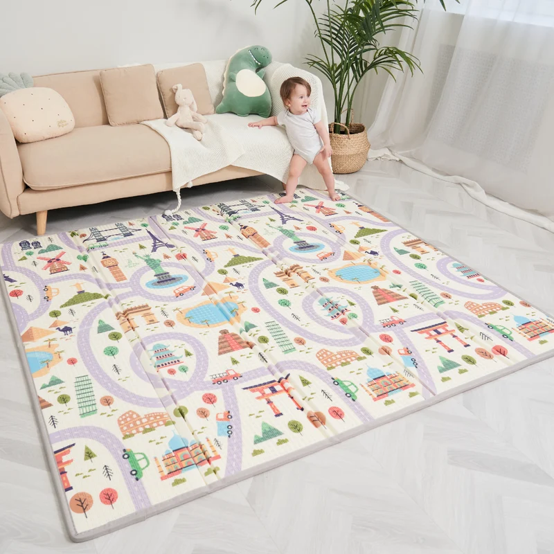 Tapis d'éveil pliable anti-choc XXL