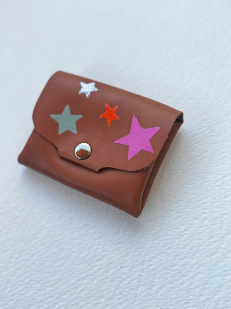 Porte Monnaie En Cuir Starlight