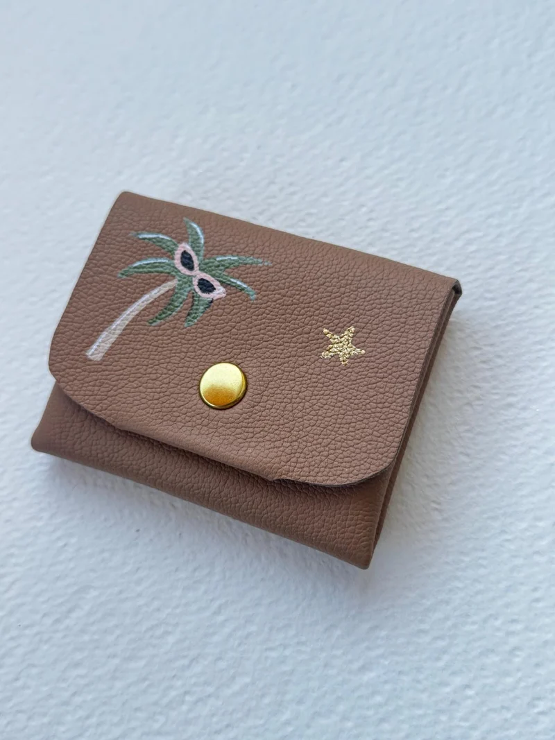 Porte Monnaie En Cuir I See You