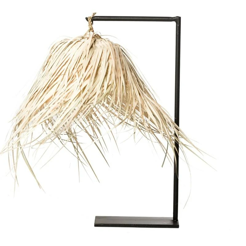 Suspension Ethnique 12 cm en Fibre de Palmier