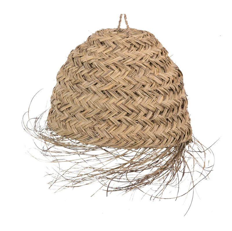 Suspension Naturelle Fait Main en Fibre d'Alfa DOME