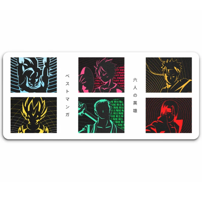 Tapis de Souris "Héros d'Animés"