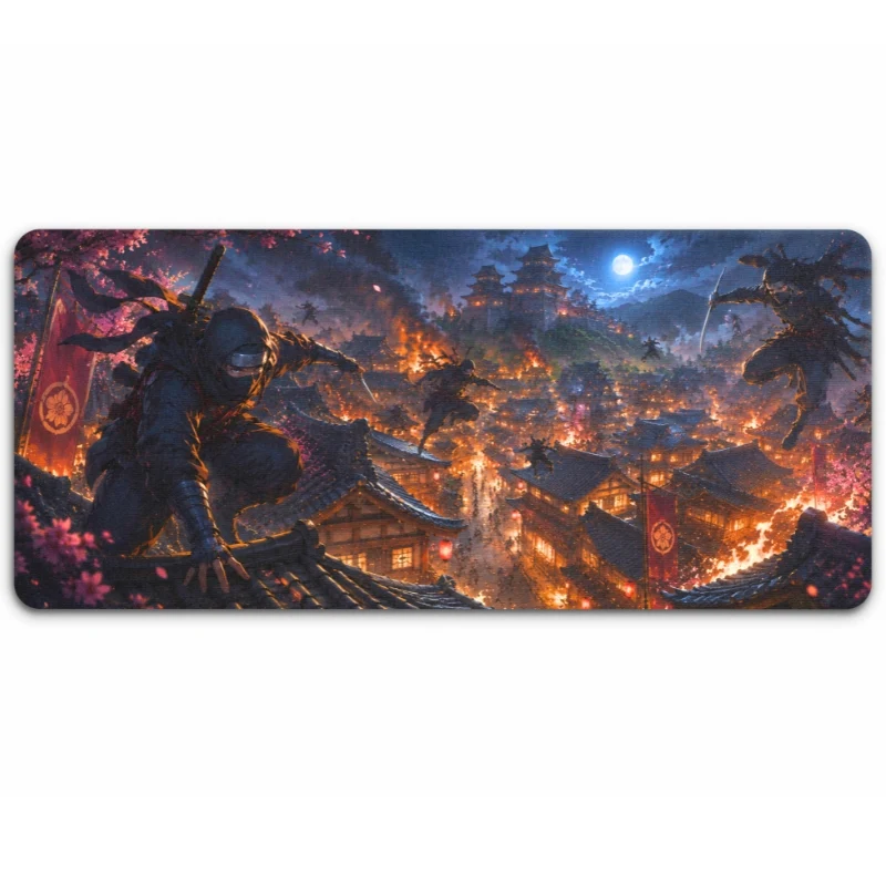 Tapis de Souris "Attaque de Ninjas"