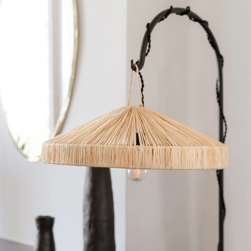 Suspension Parasol Raphia - 2 Tailles | Ø 40 & 65 cm