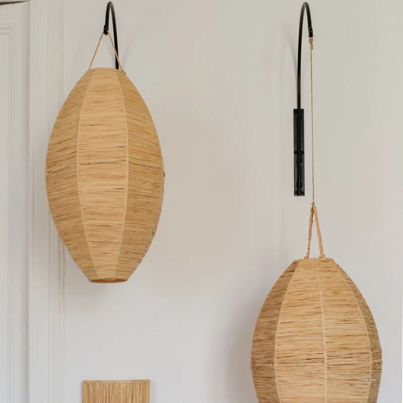 Suspension tressée en Raphia GUBY 50x30cm