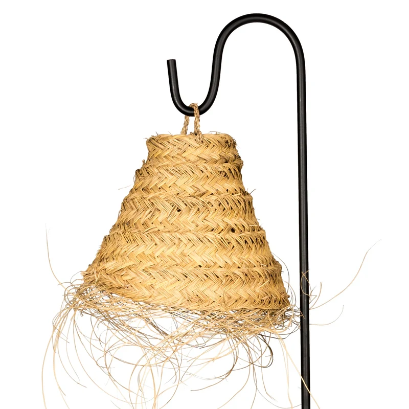 Suspension Naturelle Fait Main en Fibre d'Alfa - Forme Cloche