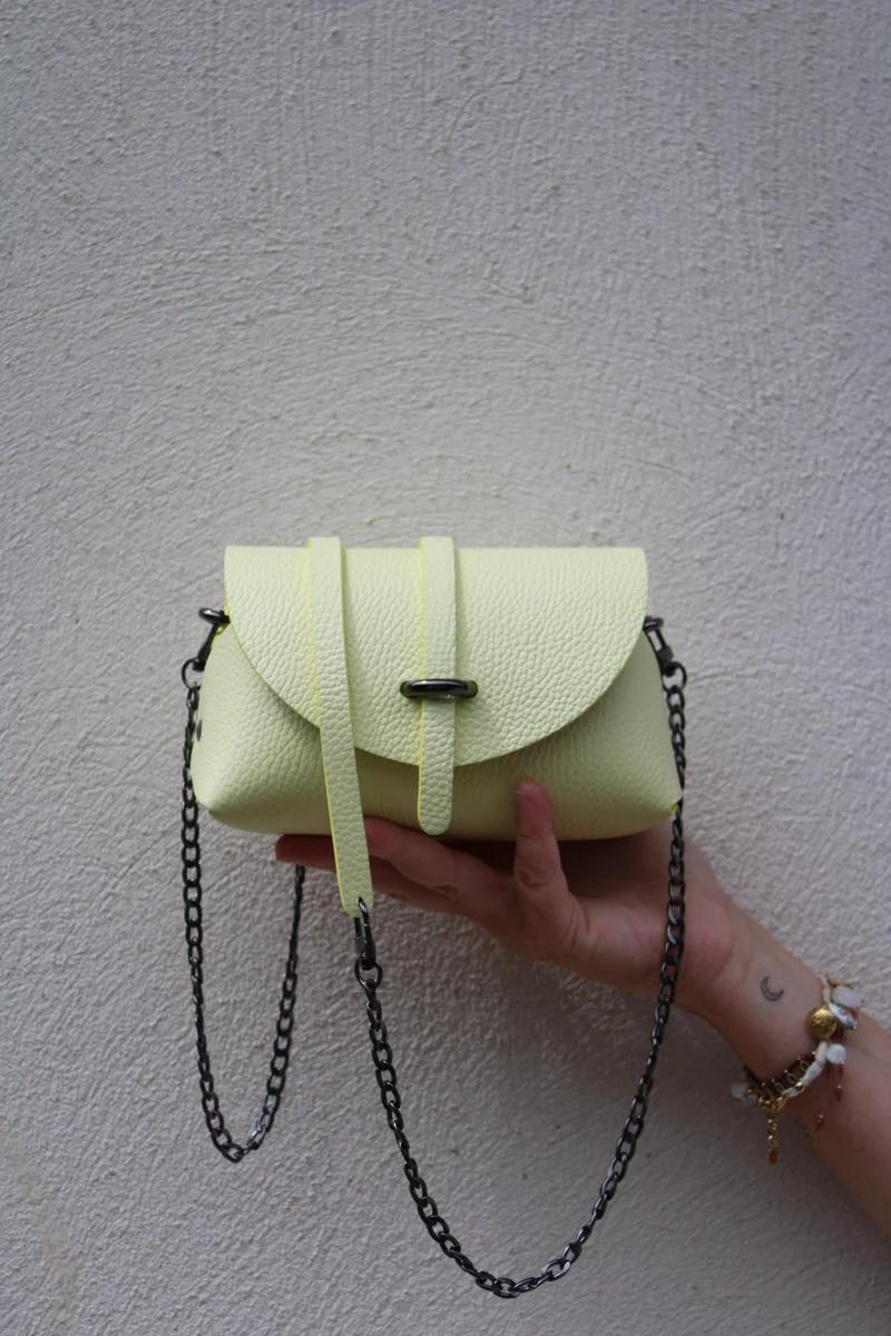 Sac B En Cuir Grainé Luc ☀️☀️💫💫✨⭐️