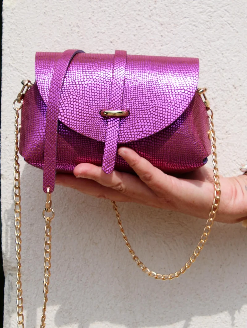 Sac B Cuir et Serpent Alfie 💕💫🔥✨