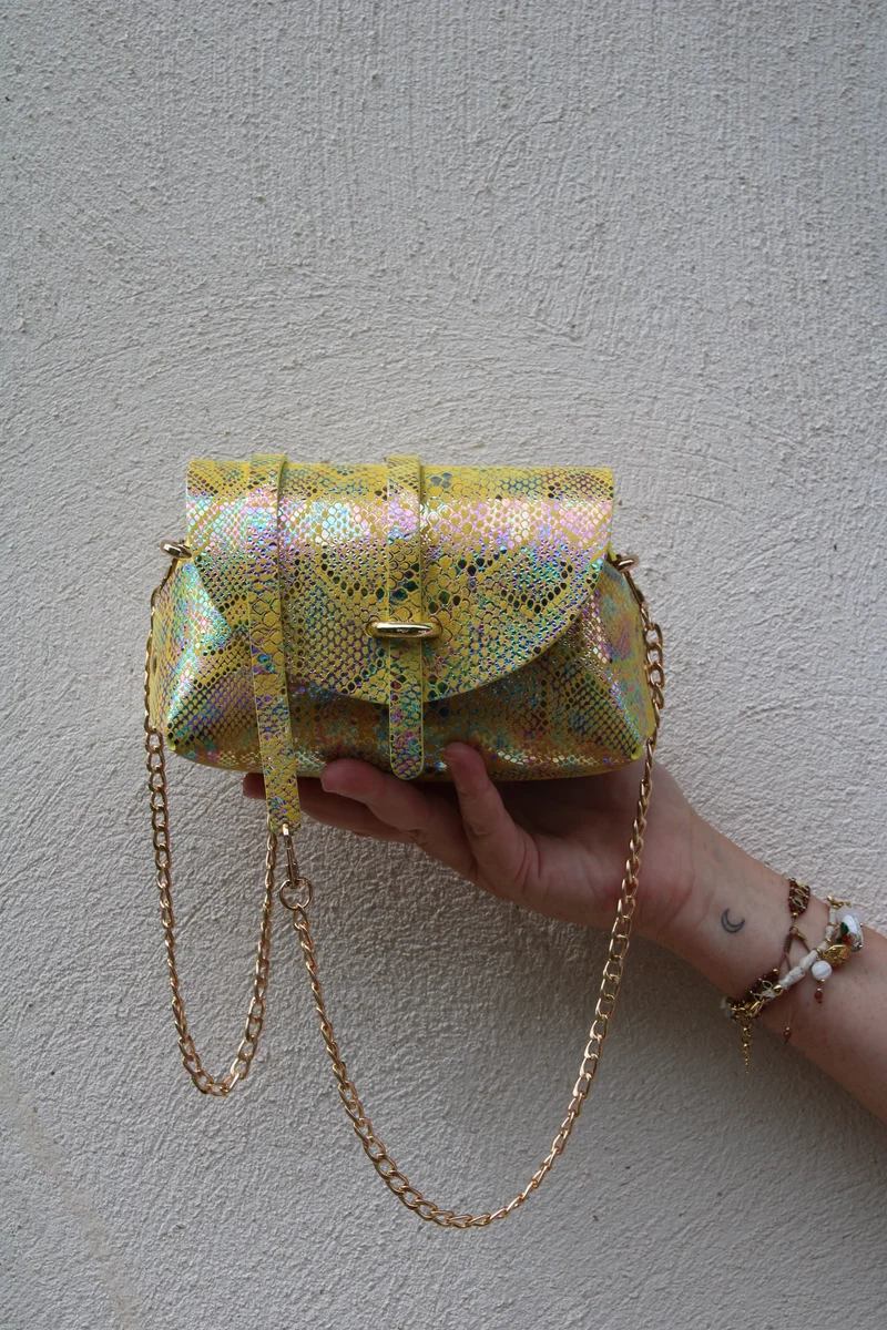 Sac B En Cuir et Serpent Lucien ☀️☀️🔥💫