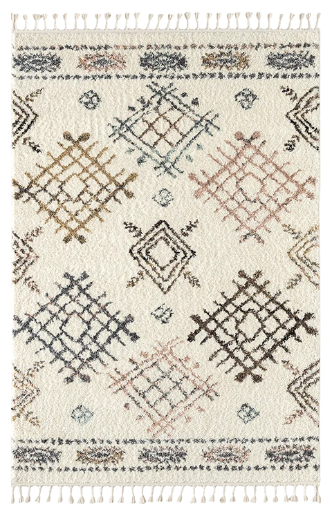 DELYA - Tapis crème berbère - DEL3111CRE