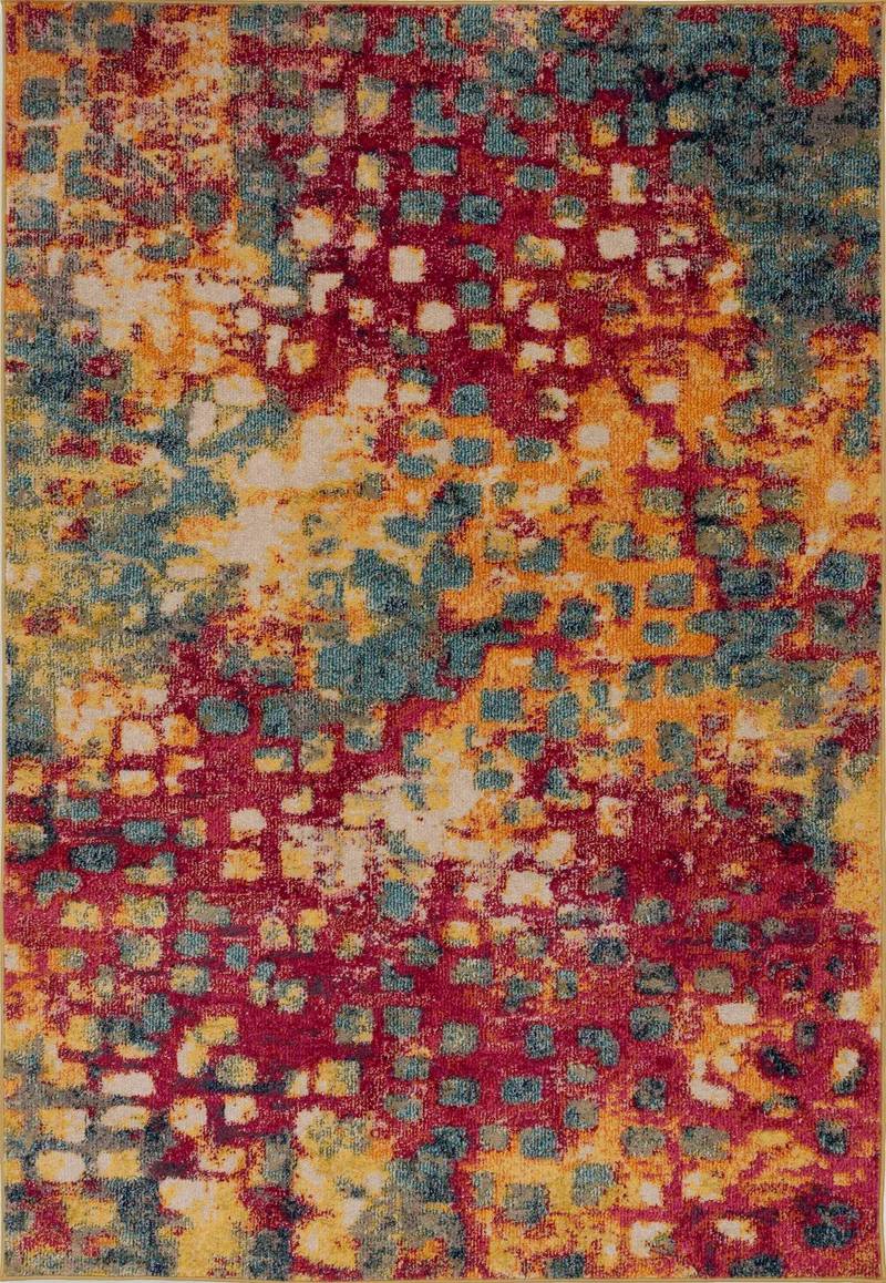 ANATOLIA - Tapis à poils courts multicolore - ANA773MUL