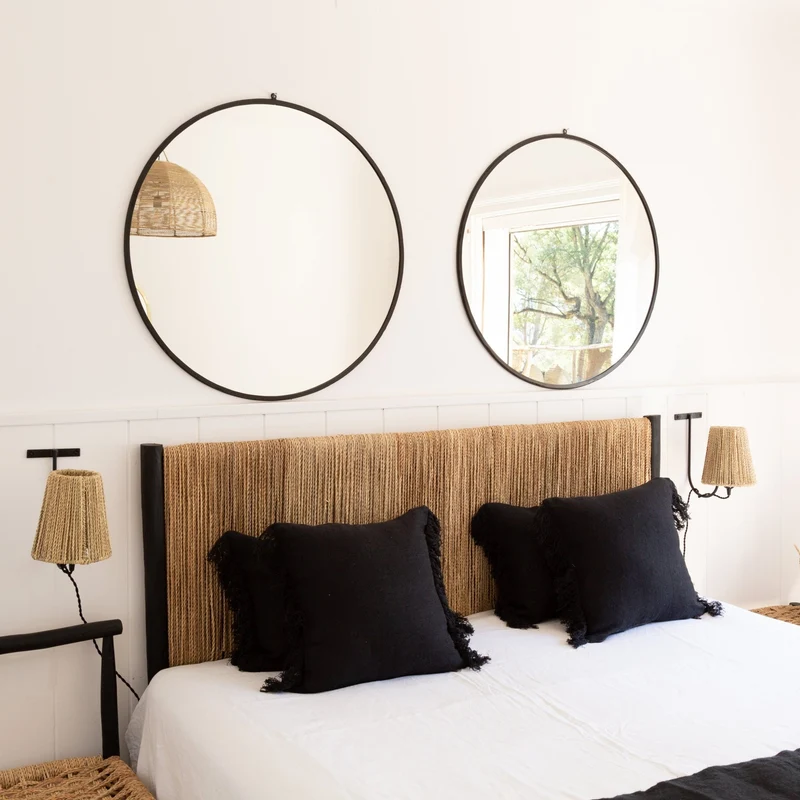 Miroir Rond en Acier Forgé - 78cm