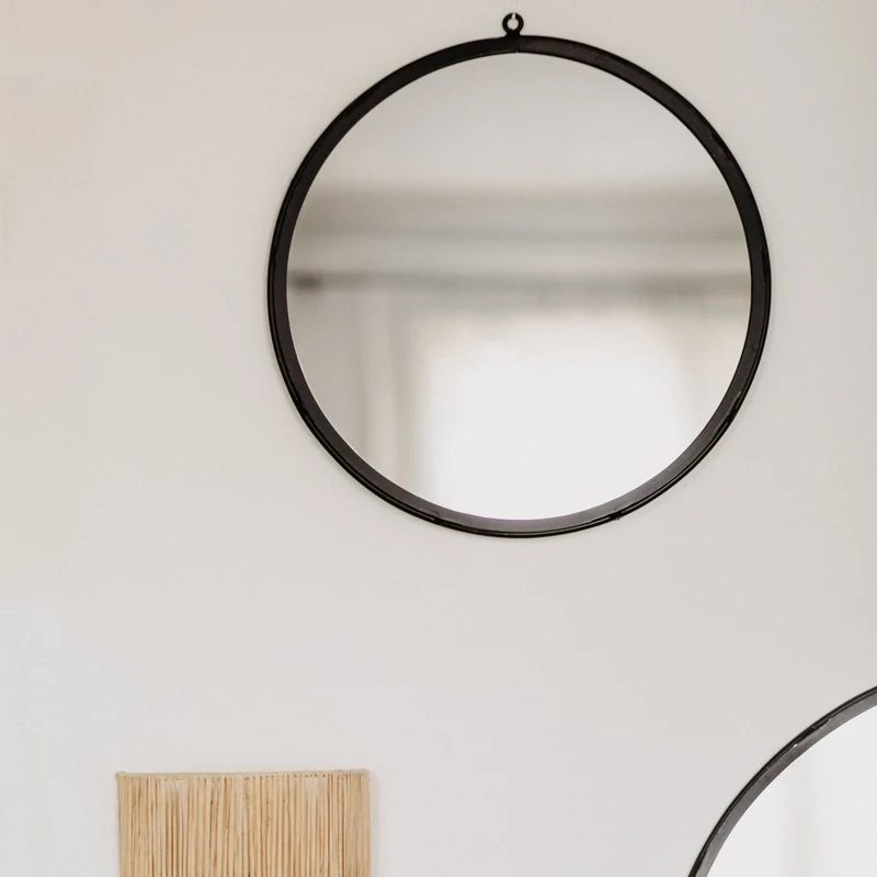 Miroir Rond en Acier Forgé - 40cm
