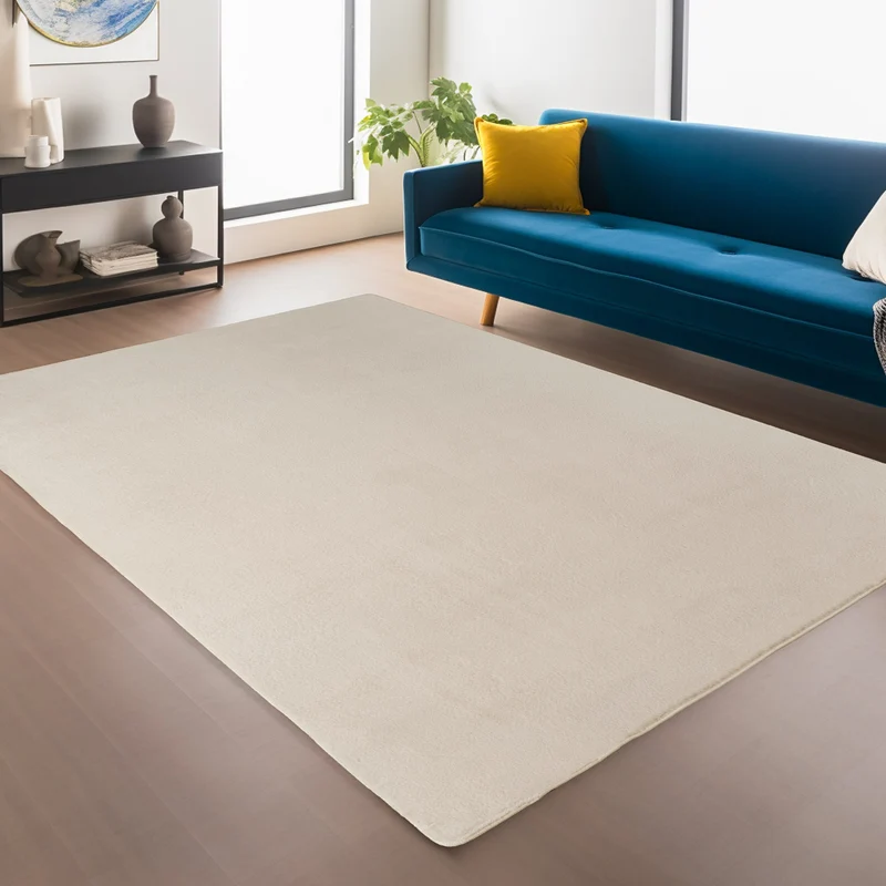 ALBA - Tapis Crème à Poils Courts Doux - ALB1400CRE