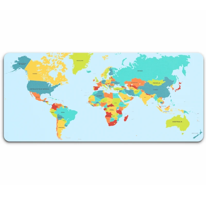 Tapis de Souris CARTE DU MONDE