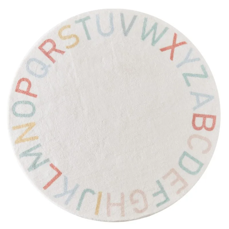 Tapis Rond Alphabet