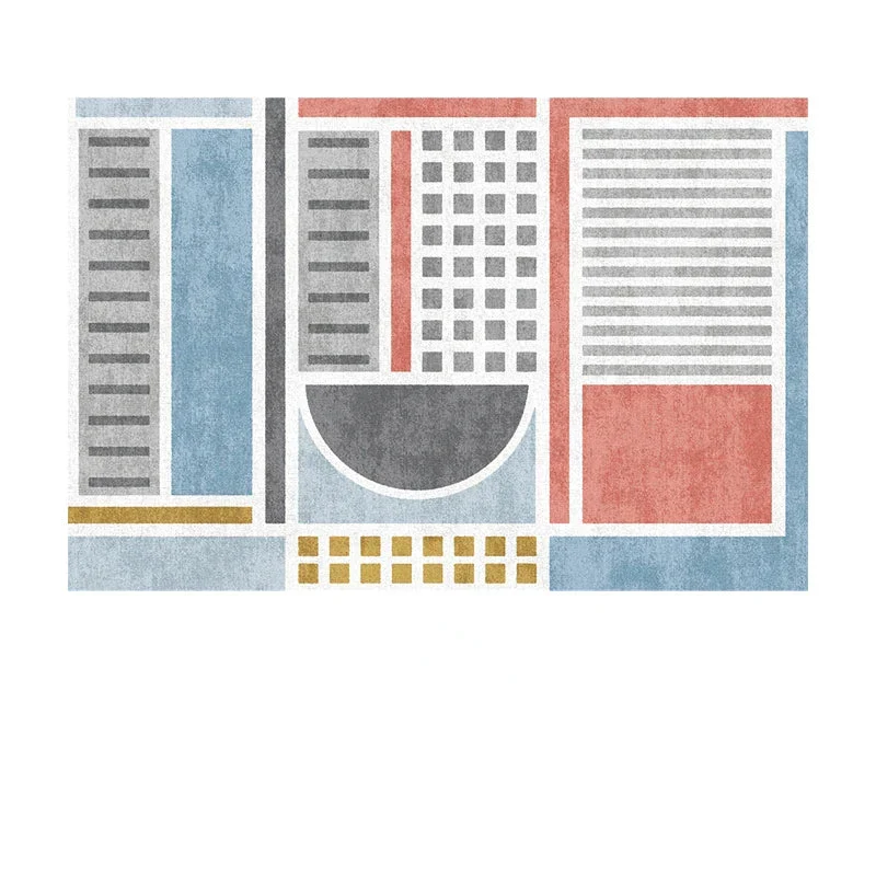 Tapis Géométrique Scandinave
