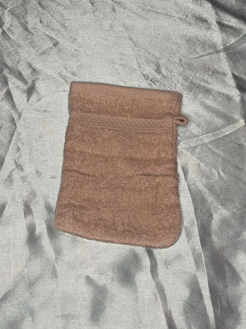 Gant de toilette rose clair - personnalisé