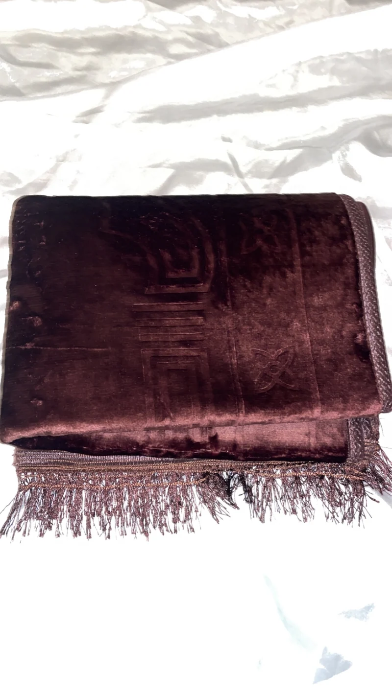 Tapis en velours épais marron - sans personnalisation