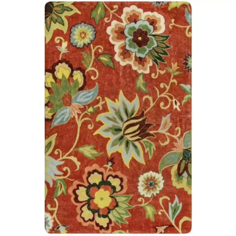 Tapis Motif Fleurs