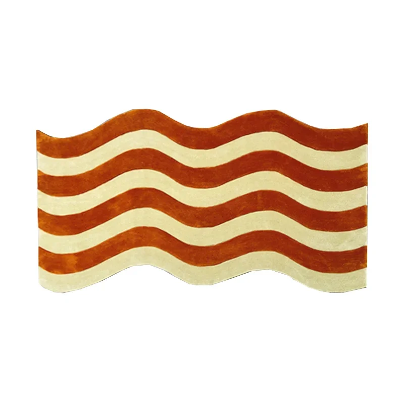Tapis Arc-en-ciel Brun et Jaune