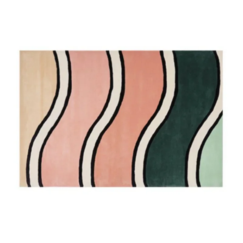 Tapis Rose Arc-en-ciel