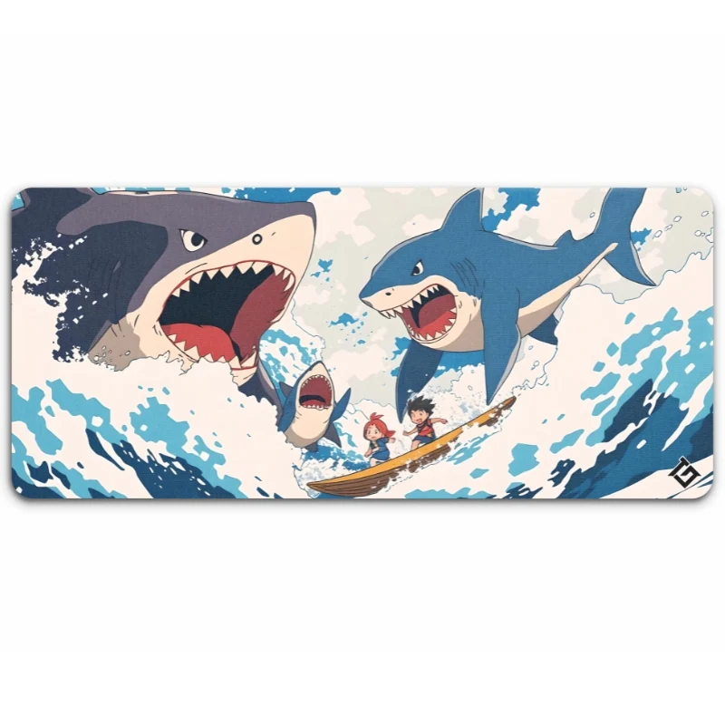 Tapis de Souris "ATTAQUE DE REQUINS"