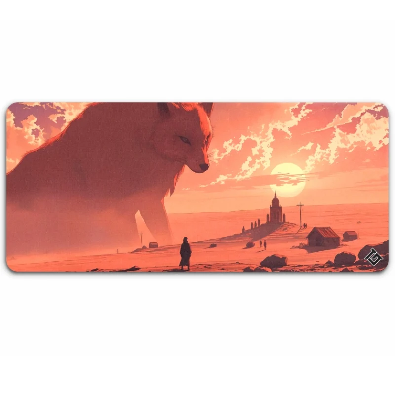 Tapis de Souris "RENARD DANS LE DÉSERT"