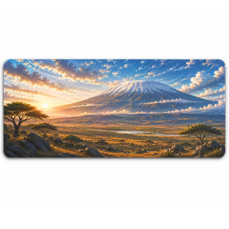 Tapis de Souris "Montagne du Kilimandjaro"