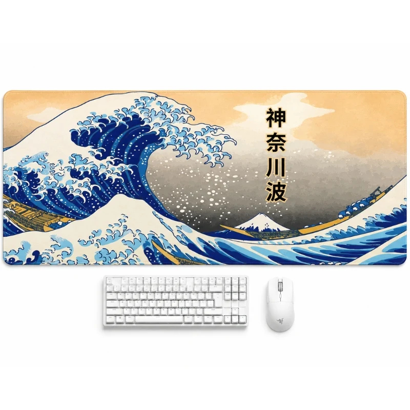 Tapis de Souris "Grande Vague Japonaise de Kanagawa"
