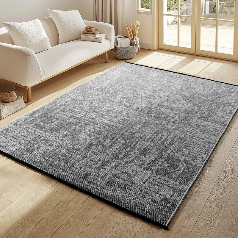 MIRA : Tapis de Salon Gris Chic – Confort et Style Contemporain - MIR1900GRI