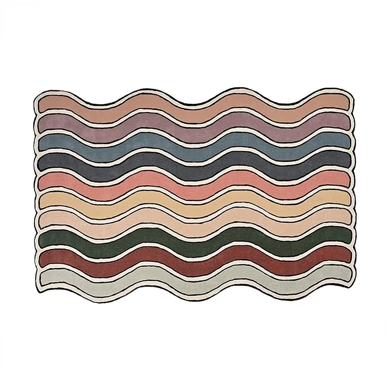 Tapis Arc-en-ciel Beige