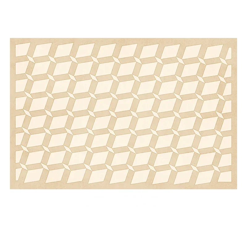 Tapis Damier Multicolore