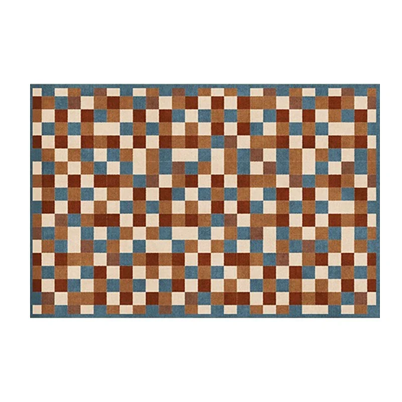 Tapis Damier Coloré