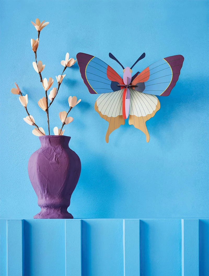 Plum Fringe Butterfly Studio Roof