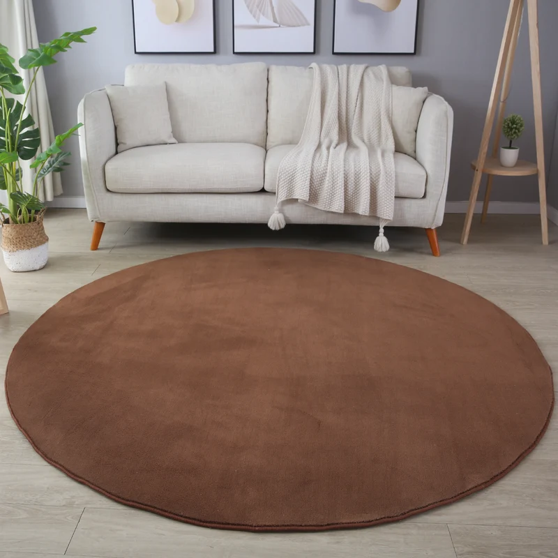 MOSCOU - tapis rond uni minimaliste - MOS5400MAR