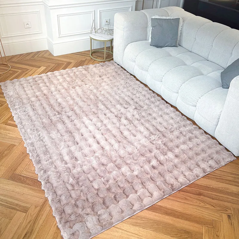 BUBBLE - Tapis doux rose - BUB292ROS
