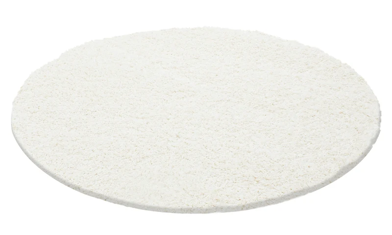 OTTAWA - Tapis Shaggy Uni Rond - OTT1500CRE