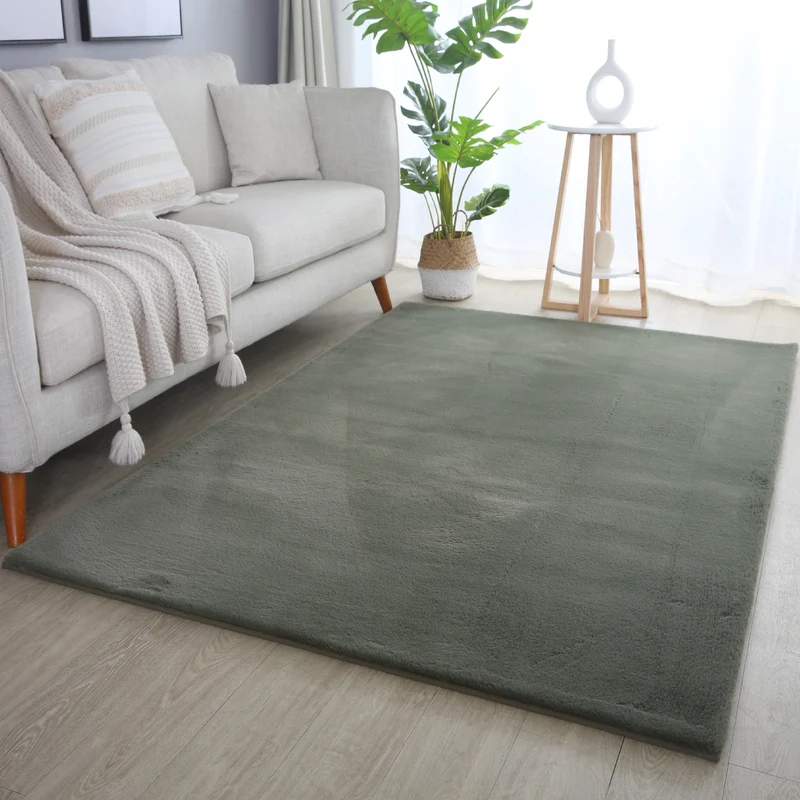 BARROW - Tapis uni doux à poils longs - BAR5100VER