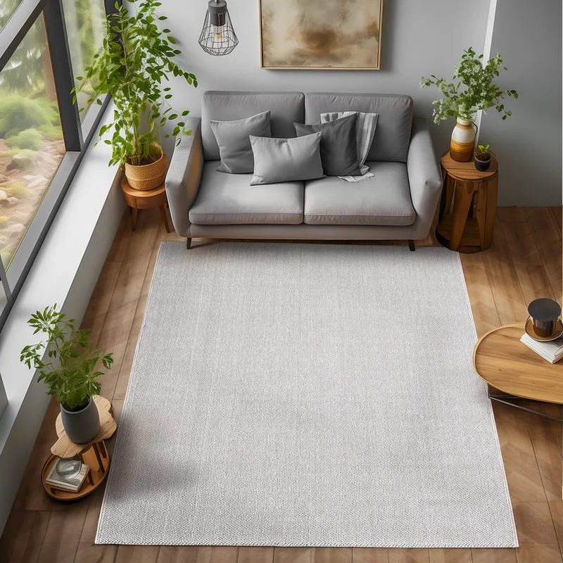 MORELIA - Tapis moderne aspect laine bouclée - MOR4300SIL