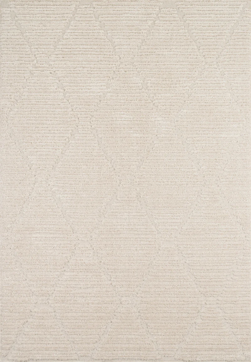 NALA - Tapis intérieur à reliefs crèmes - NAL652CRE