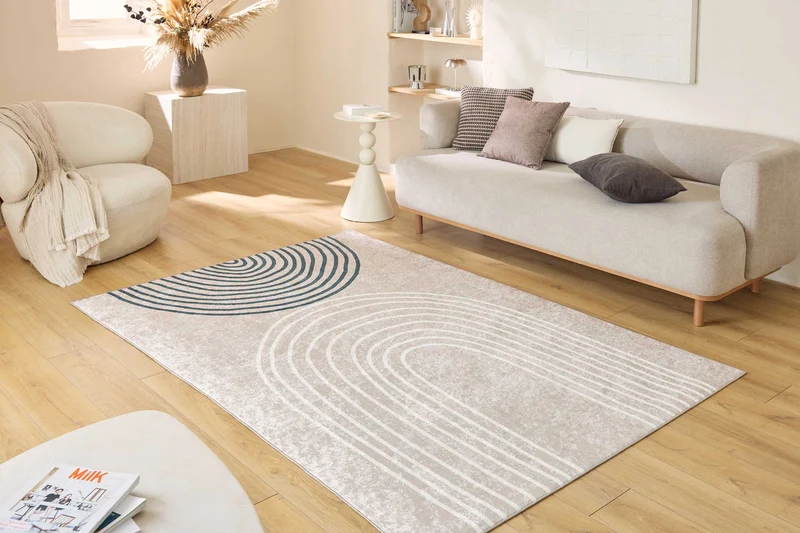 GREGE - Tapis lavable en machine - GRE760BEI