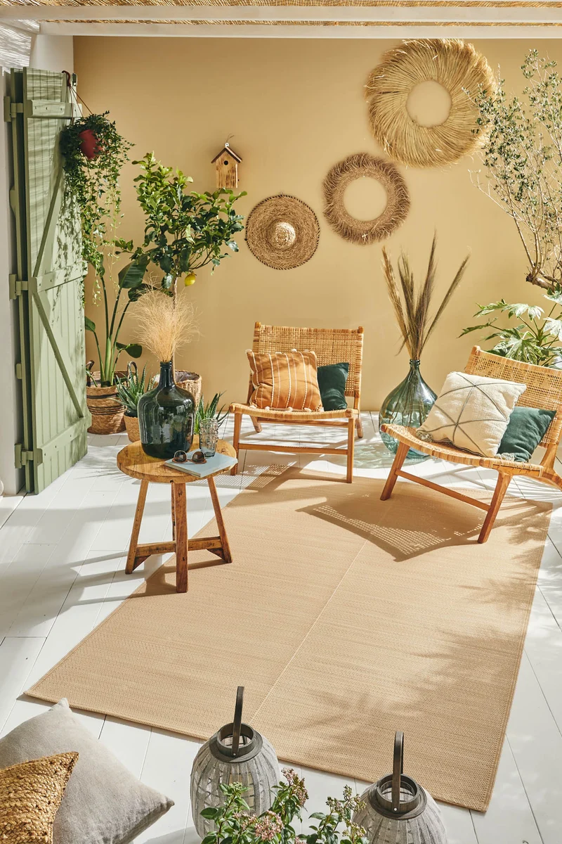 CAPRI - Tapis de jardin beige - CAP1747BEI