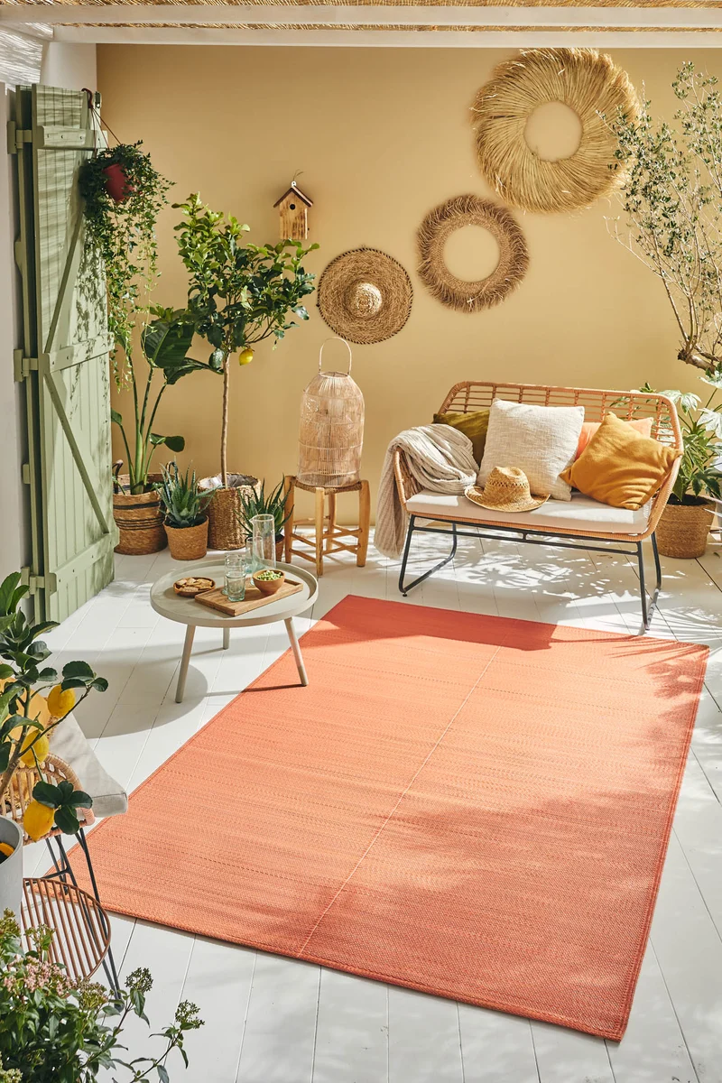 CAPRI - Tapis de jardin corail - CAP1747COR