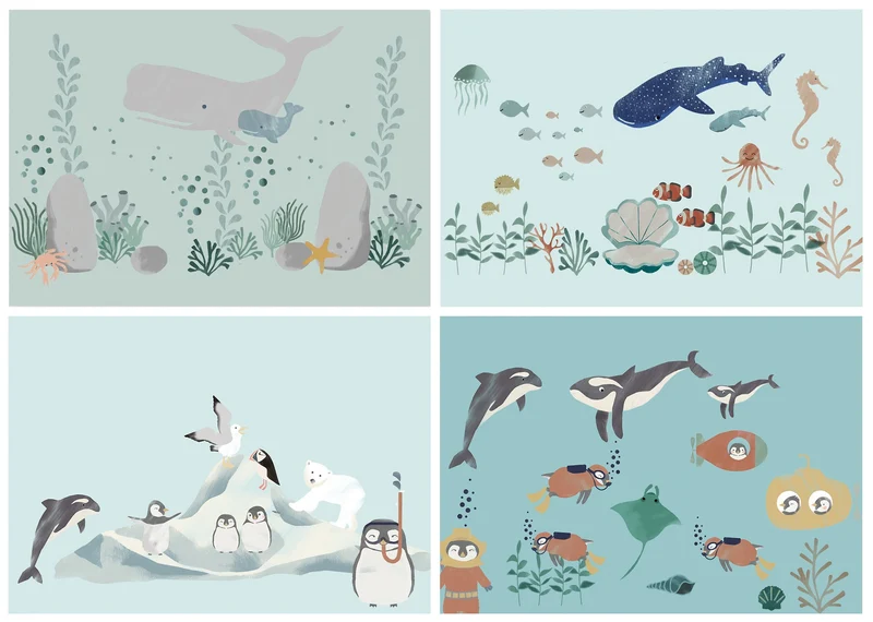 SEALIFE Papiertischset